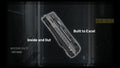 Lampe Torche Nitecore EDC37 8000 Lumens - Rechargeable USB-C - Écran OLED - NYCTALOPE