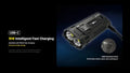 Lampe Torche Nitecore EDC37 8000 Lumens - Rechargeable USB-C - Écran OLED - NYCTALOPE