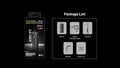 Lampe Torche Nitecore EDC37 8000 Lumens - Rechargeable USB-C - Écran OLED - NYCTALOPE