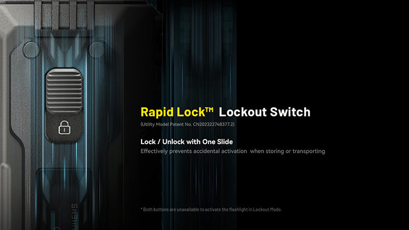 Lampe Torche Nitecore EDC37 8000 Lumens - Rechargeable USB-C - Écran OLED - NYCTALOPE