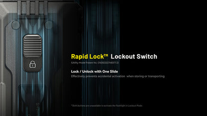 Lampe Torche Nitecore EDC37 8000 Lumens - Rechargeable USB-C - Écran OLED - NYCTALOPE