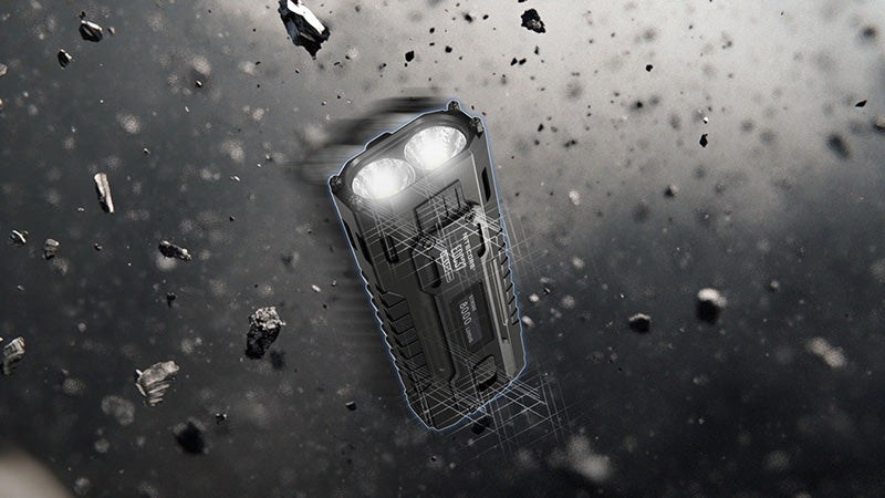 Lampe Torche Nitecore EDC37 8000 Lumens - Rechargeable USB-C - Écran OLED - NYCTALOPE