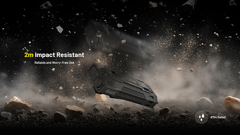 Lampe Torche Nitecore EDC37 8000 Lumens - Rechargeable USB-C - Écran OLED - NYCTALOPE