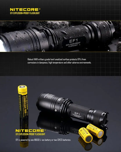 Lampe Torche Nitecore EF1 – 830 Lumens  NYCTALOPE  