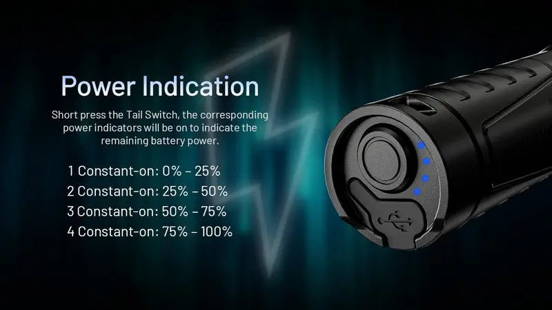 Lampe Torche Nitecore MH15 – 2000 Lumens USB-C rechargeable powerbank  NYCTALOPE  