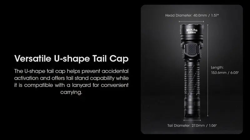 Lampe Torche Nitecore MH25 PRO - 3300 Lumens  NYCTALOPE  