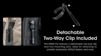 Lampe Torche Nitecore MH25 PRO - 3300 Lumens  NYCTALOPE  