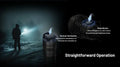 Lampe Torche Nitecore MH40 PRO - 3500 Lumens - Interrupteur sans fil  NYCTALOPE  