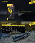 Lampe Torche Nitecore MT21C – 1000 Lumens - NYCTALOPE