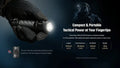 Lampe Torche Nitecore P17iX 5000 Lumens - Tactique Personnalisable - Batterie 21700 5500mAh - USB-C