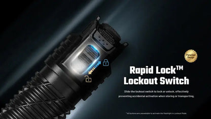 Lampe Torche Nitecore P17iX 5000 Lumens - Tactique Personnalisable - Batterie 21700 5500mAh - USB-C