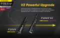 Lampe Torche Nitecore P20UV V2 – 1000 Lumens  NYCTALOPE  