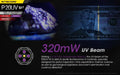 Lampe Torche Nitecore P20UV V2 – 1000 Lumens  NYCTALOPE  