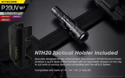 Lampe Torche Nitecore P20UV V2 – 1000 Lumens  NYCTALOPE  