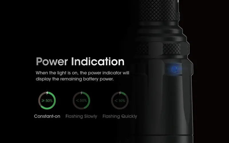 Lampe Torche Nitecore SRT7i – 3000 Lumens  NYCTALOPE  