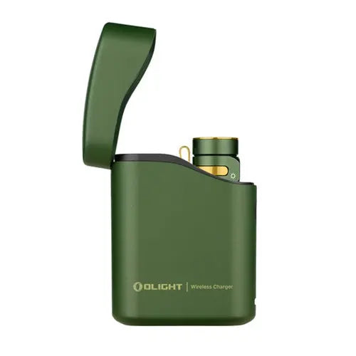 Lampe Torche Olight Baton 4 édition premium 1300 Lumens OD VERT étui de charge powerbank  NYCTALOPE  
