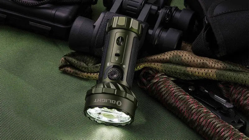 Lampe Torche Olight MARAUDER Mini OD VERT - 7000 Lumens - Rechargeable  NYCTALOPE  