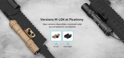 Lampe Torche Olight Odin S – 1500 Lumens – Fixation M-LOK ou Picatinny  NYCTALOPE  