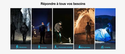 Lampe Torche Olight SEEKER 4 Noir - 3100 Lumens  NYCTALOPE  