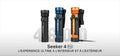 Lampe Torche Olight SEEKER 4 Pro Noir – 4600 Lumens  NYCTALOPE  
