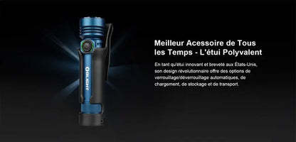 Lampe Torche Olight SEEKER 4 Pro Noir – 4600 Lumens  NYCTALOPE  