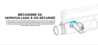 Lampe Torche Olight Valkyrie PL-3R Noir ou Tan – 1500 Lumens – Rechargeable  NYCTALOPE  