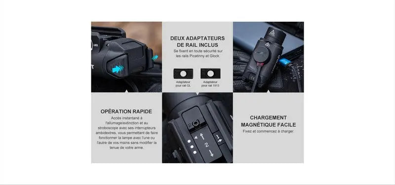 Lampe Torche Olight Valkyrie PL-3R Noir ou Tan – 1500 Lumens – Rechargeable  NYCTALOPE  