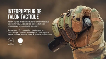 Lampe Torche Olight WARRIOR 3 S – 2300 Lumens  NYCTALOPE  