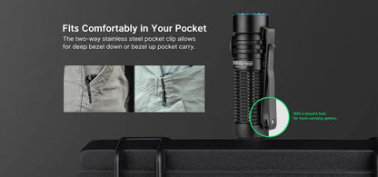 Lampe Torche Olight WARRIOR Nano - 1200 Lumens - EDC rechargeable  NYCTALOPE  