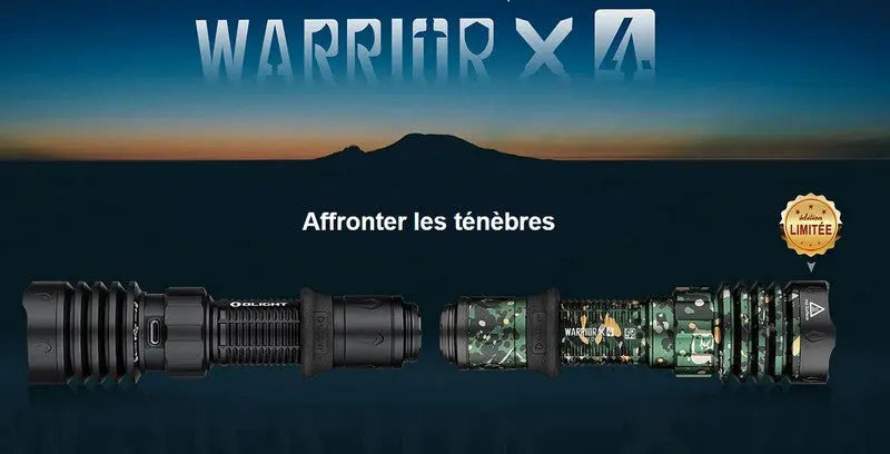 Lampe Torche Olight WARRIOR X4 - 2600 Lumens  NYCTALOPE  