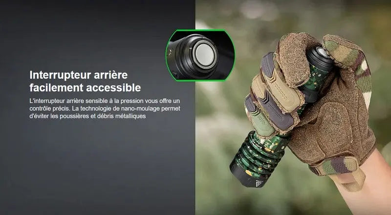 Lampe Torche Olight WARRIOR X4 - 2600 Lumens  NYCTALOPE  