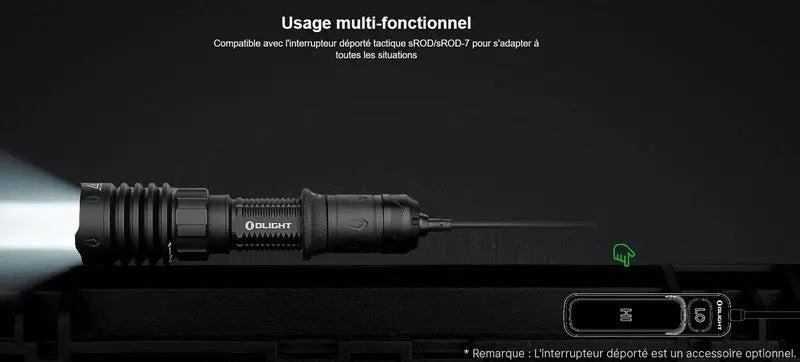 Lampe Torche Olight WARRIOR X4 - 2600 Lumens  NYCTALOPE  