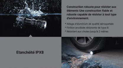 Lampe Torche Olight WARRIOR X4 Kit - 2600 Lumens - Noire  NYCTALOPE  