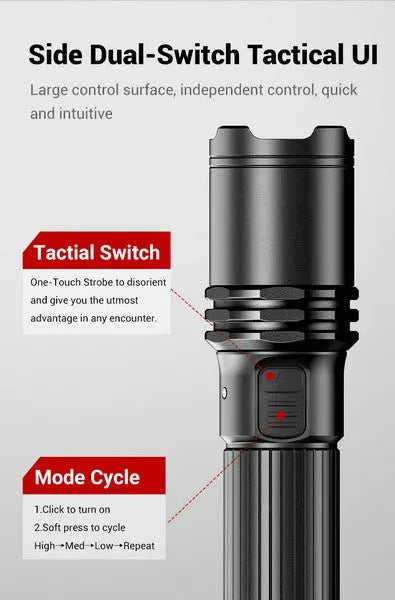 Lampe Torche Rechargeable Klarus A1 PRO – 1300 Lumens  NYCTALOPE  