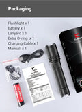 Lampe Torche Rechargeable Klarus A1 PRO – 1300 Lumens  NYCTALOPE  