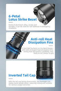 Lampe Torche Rechargeable Klarus A3 – 2200 Lumens – Focus réglable  NYCTALOPE  