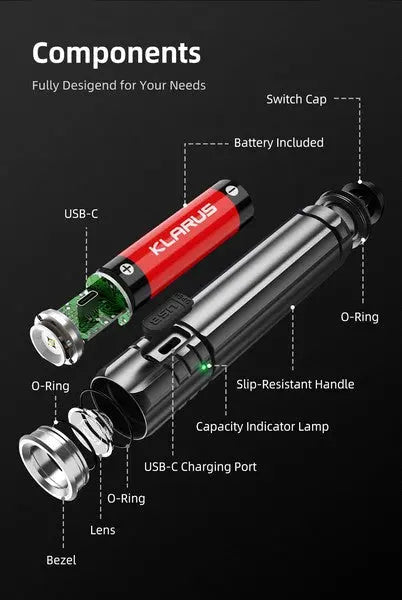 Lampe Torche Rechargeable Klarus EC20 – 1100 Lumens  NYCTALOPE  