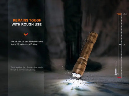 Lampe Torche Tactique Fenix TK20R UE Gris – 2800 Lumens - Rechargeable  NYCTALOPE  