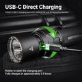 Lampe Torche Tactique Nextorch P91 - 5000 Lumens rechargeable USB-C - NYCTALOPE