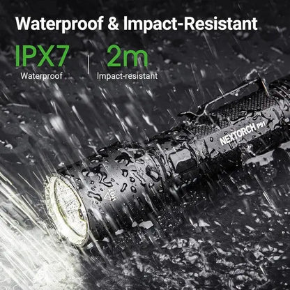 Lampe Torche Tactique Nextorch P91 - 5000 Lumens rechargeable USB-C - NYCTALOPE