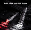 Lampe Torche Tactique Nextorch TA21 SET - 1300 Lumens - lumière rouge - anneau tactique - NYCTALOPE