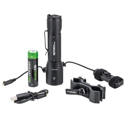 Lampe Torche Tactique Nextorch TA41 SET - 2600 Lumens - Kit de chasse  NYCTALOPE  