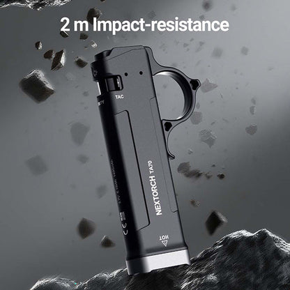 Lampe Torche Tactique Nextorch TA70 - 3500 Lumens - Ultra-compacte - Accès direct au Strobe  NYCTALOPE  