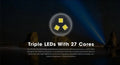 Lampe Torche Tactique Nitecore TM9K Pro 9900 Lumens rechargeable USB-C  NYCTALOPE  