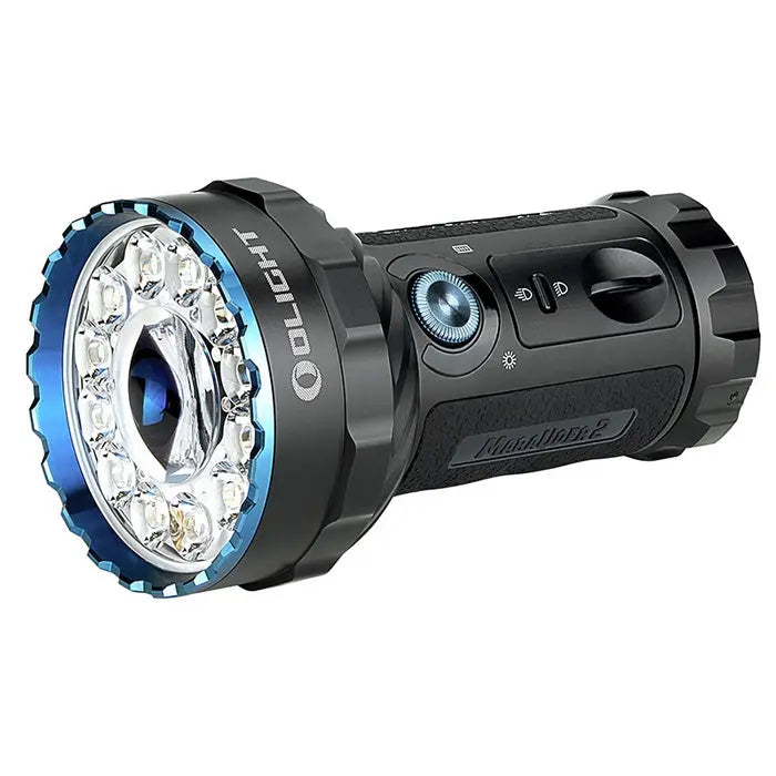 Lampe Torche puissante Olight MARAUDER 2 - 14000 Lumens – Rechargeable  NYCTALOPE  