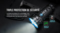 Lampe Torche puissante Olight MARAUDER 2 - 14000 Lumens – Rechargeable  NYCTALOPE  