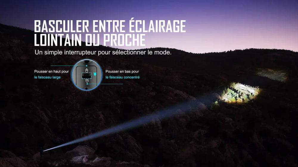 Lampe Torche puissante Olight MARAUDER 2 - 14000 Lumens – Rechargeable  NYCTALOPE  