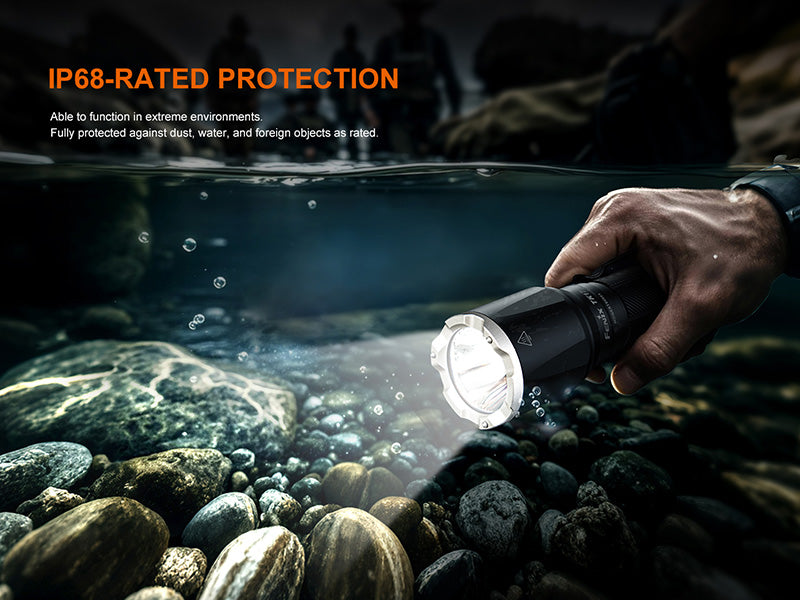 Lampe Torche tactique Fenix TK17 - 3600Lumens - Double Interrupteur - Rechageable USB-C