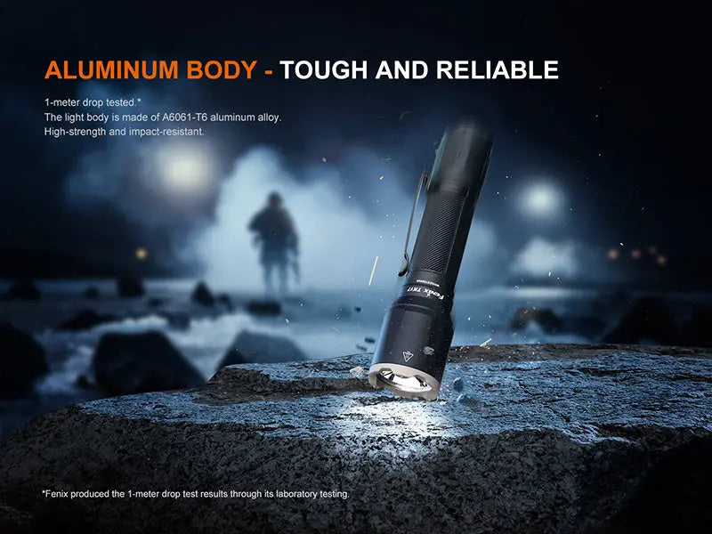 Lampe Torche tactique Fenix TK17 - 3600Lumens - Double Interrupteur - Rechageable USB-C - NYCTALOPE