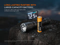 Lampe Torche tactique Fenix TK21R - 3600Lumens - Double Interrupteur - Rechageable USB-C - batterie 21700  NYCTALOPE  